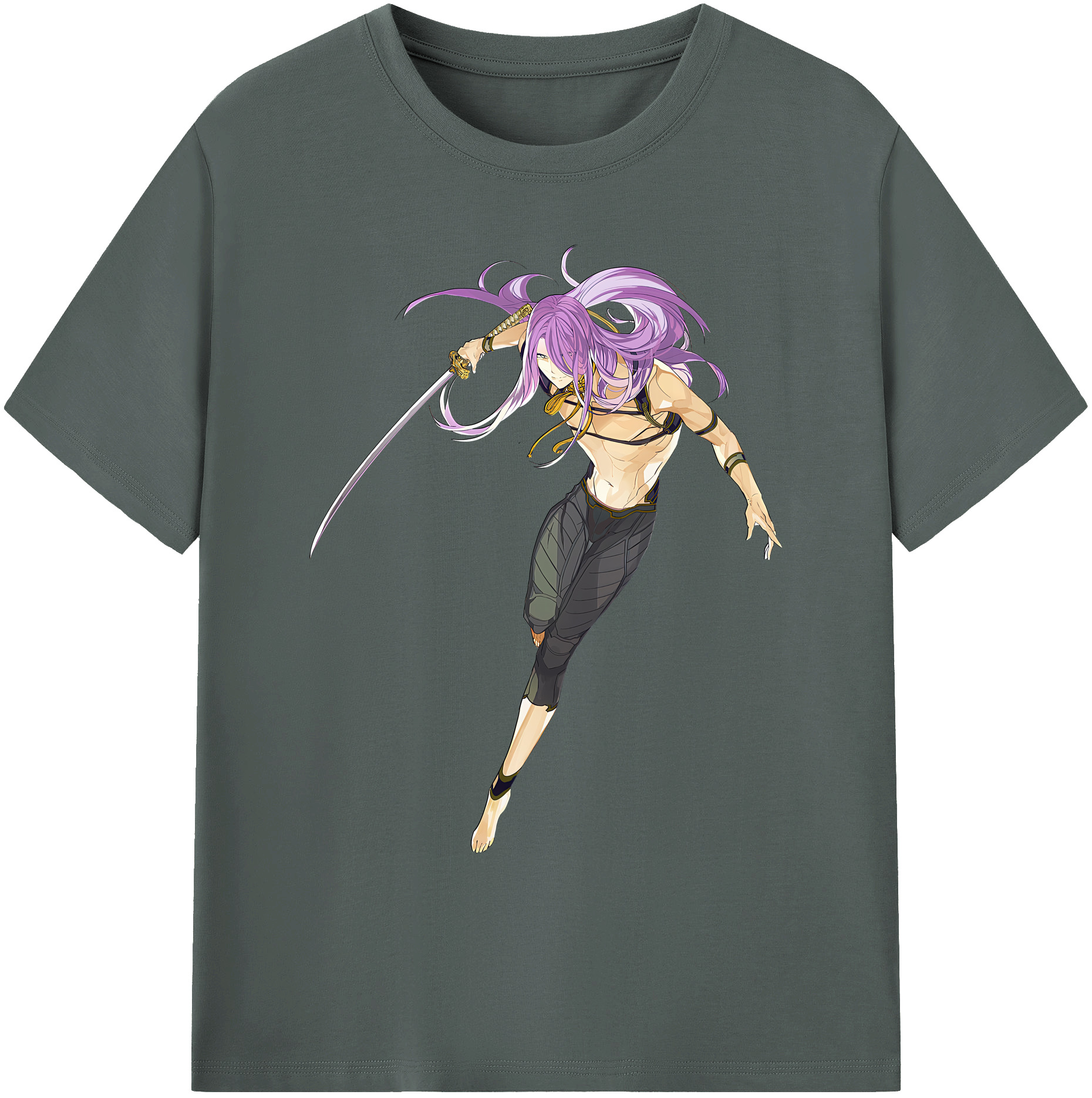 （画像用） 刀剣乱舞 Touken Ranbu 綿100％ メンズ半袖Tシャツ｜肌触りやわらか＆通気性